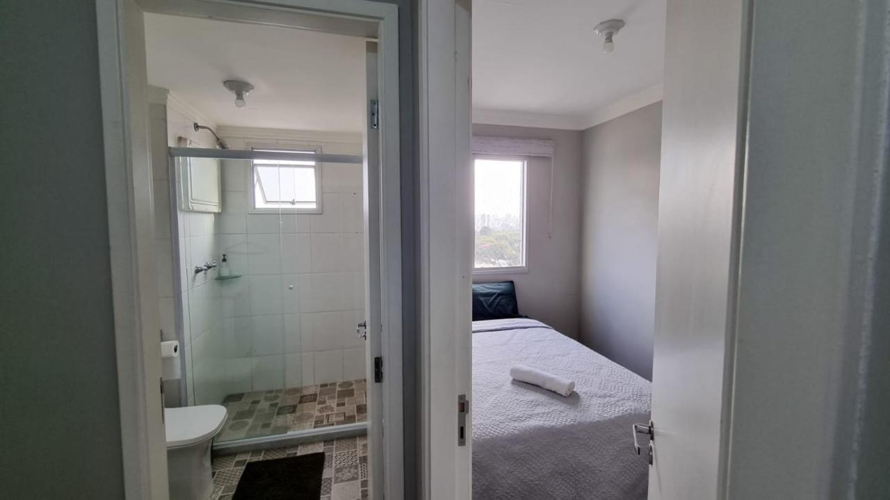Quarto Em Apartamento Proximo Ao Aeroporto De Guarulhos Gru Rom bilde